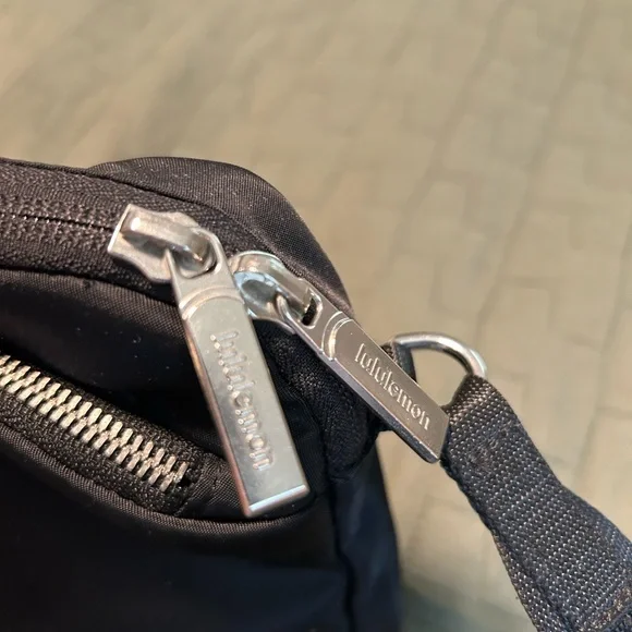 Lululemon Athletica Black Messenger Bag Durable Design - Picture 4 of 6